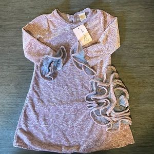 Mia Belle Girls Purple Dress. Size 2T-3T